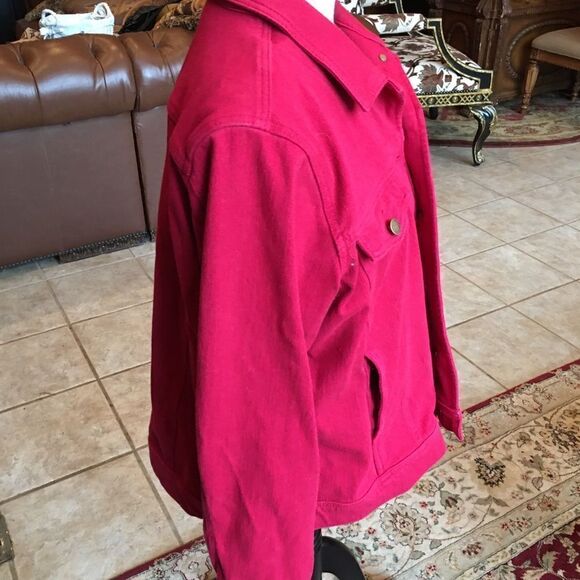 RED DENIM Jacket!  - Picture 5 of 13